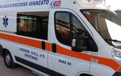 Brutto incidente ad Arborea: grave una donna