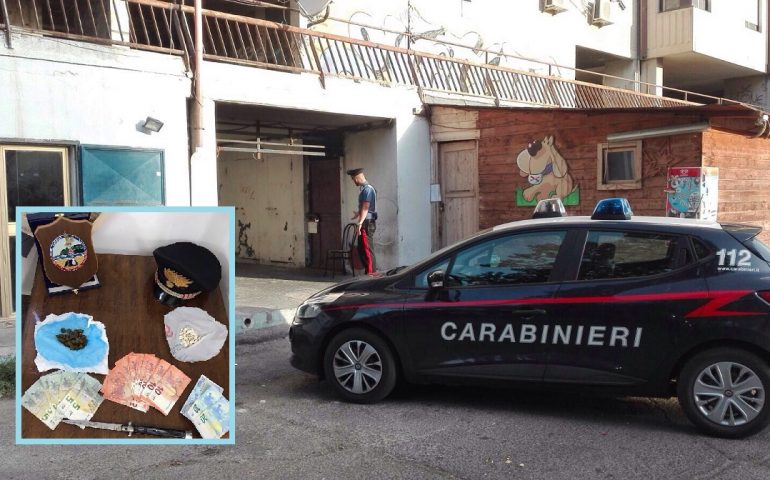 carabinieri droga bar abusivo via gariazzo sant'elia