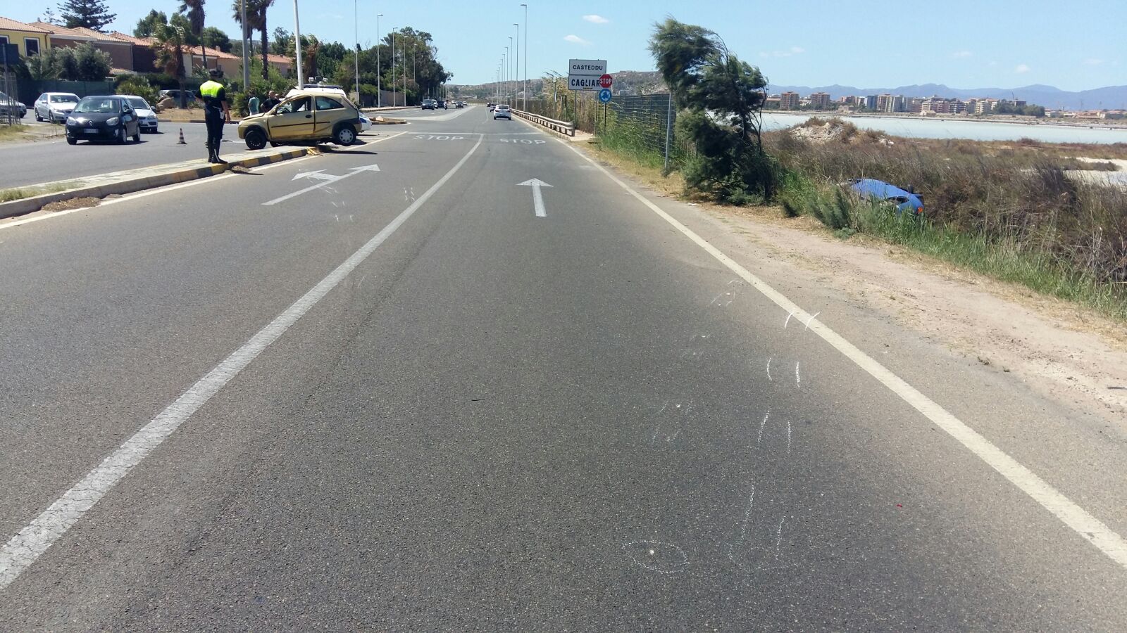 incidente via lungo saline