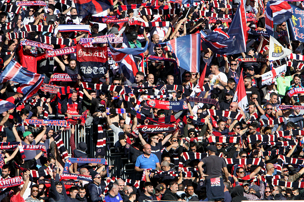 Tifosi del Cagliari curva nord