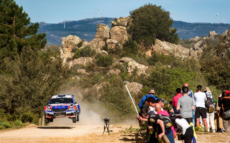 Giuseppe Dettori e Carlo Pisano (Skoda Fabia R5) hanno vinto il Rally della Costa Smeralda 2017
