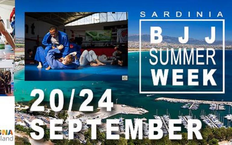A Cagliari dal 20 al 24 settembre la ‘Bjjsummerweek’, l’evento per gli amanti del Jiu Jitsu brasiliano