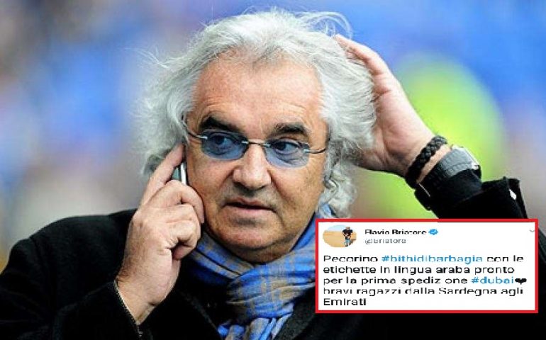 Il Pecorino sbarca a Dubai: l’endorsement di Flavio Briatore su Twitter