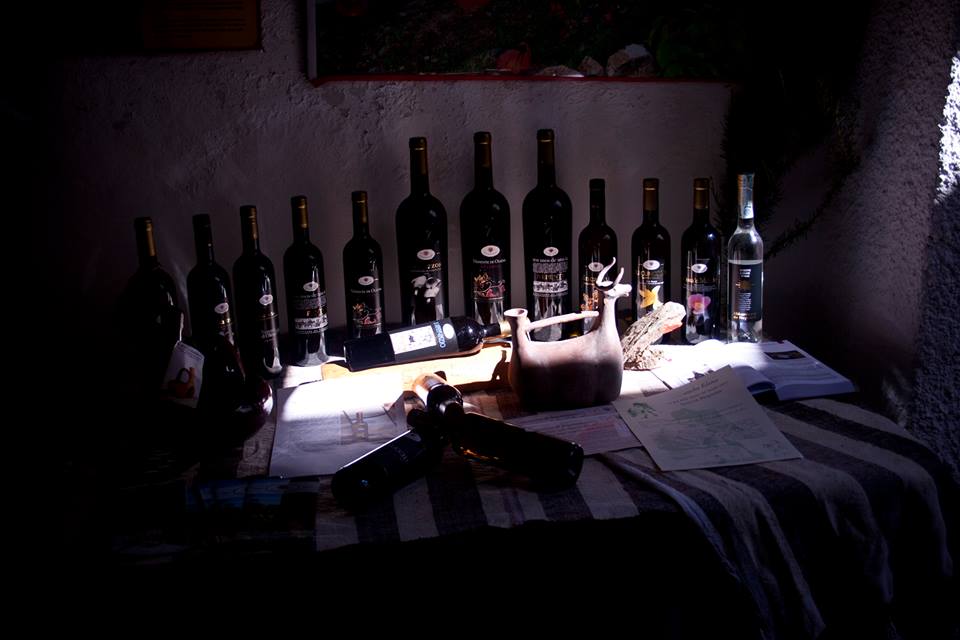 Alcuni vini della cantina Gostolai 