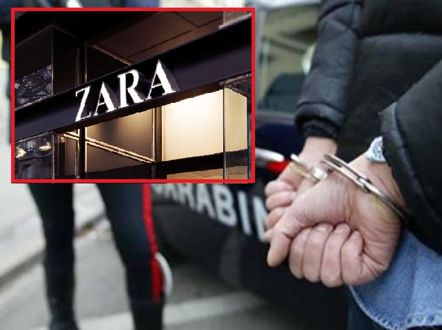 zara carabinieri arresto