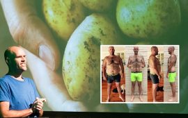 Andrew Taylor mangia solo patate per un anno e perde 50 chili dieta australia