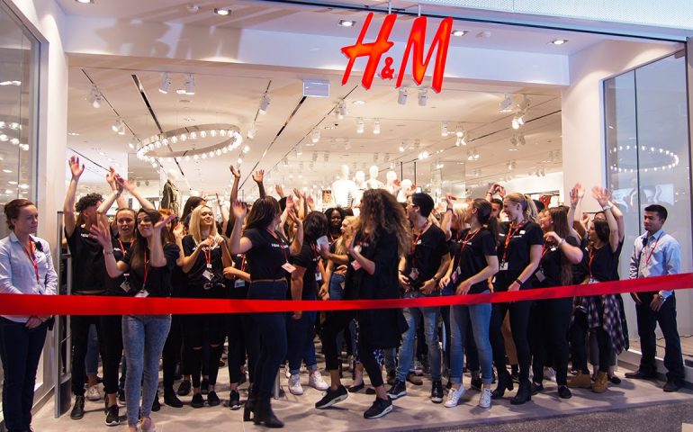 L'inaugurazione di un H&M in Australia