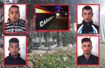 algerini arrestati rapina accoltellamento piazza amendola cagliari carrabinieri