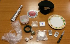 Droga arresto quartu cocaina antonio ferace carabinieri