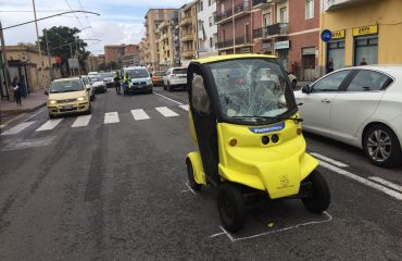 Ducati Free Duck Poste travolge anziano ricoverato in gravi condizioni al santissima trinità di Cagliari