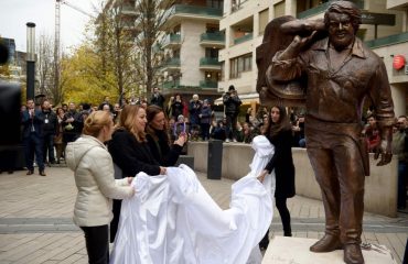 La statua di Bud Spencer a Budapest (foto AFP)