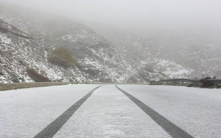 Neve sul Monte Spada a Fonni - Foto Instagram di cugusig