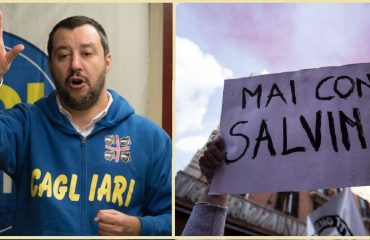 Salvini a Cagliari manifestazione casteddu senza salvini