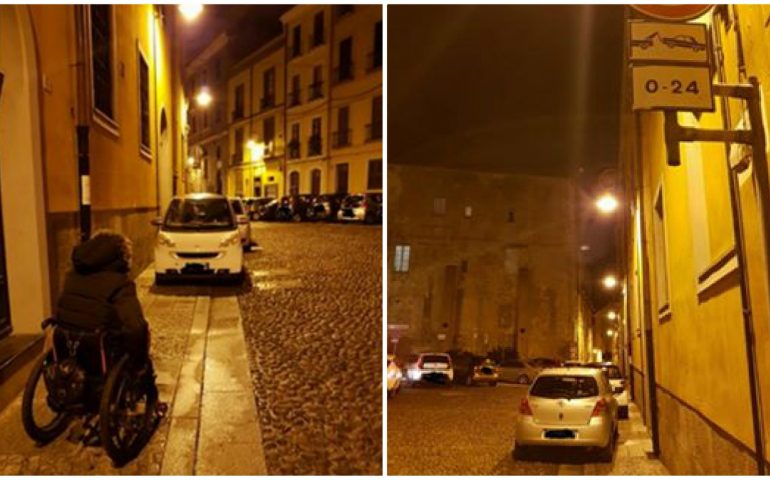 castello disabile bloccato collage