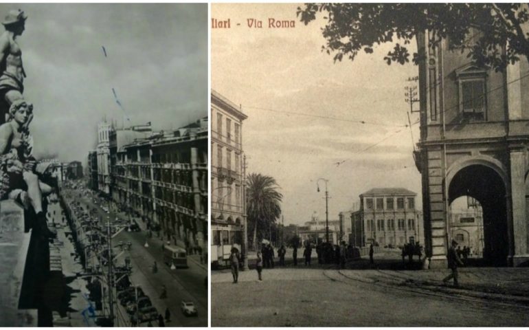 Lo sapevate? A Cagliari, in via Roma, c’era un grande edificio porticato anche sul lato del porto: era il Palazzo della Dogana