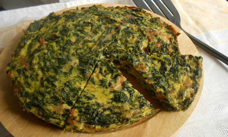 Frittata di bietole selvatiche: un piatto di stagione molto semplice da preparare