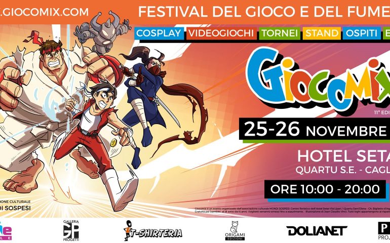 Al via il Giocomix: tutto pronto per il frequentatissimo festival del fumetto e del gioco più importante della Sardegna