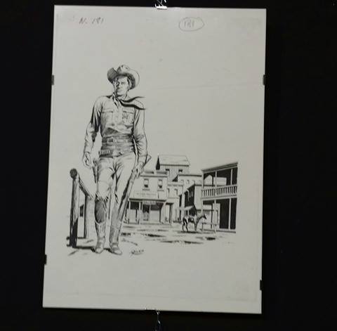 Tanta Sardegna nei paesaggi del creatore di Tex: Galep, prima di disegnare il ranger del Texas, a Cagliari si dedicò alla pittura sacra