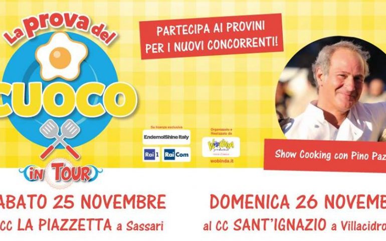 I casting de “La prova del cuoco” in Sardegna: due le tappe isolane per cercare nuovi concorrenti