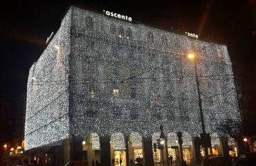 Luminarie di Natale alla Rnascente