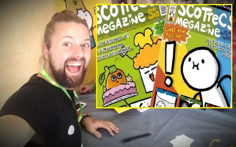 Sio, fumettista e youtuber da record a Cagliari: il non-sense che diventa arte e fumetto