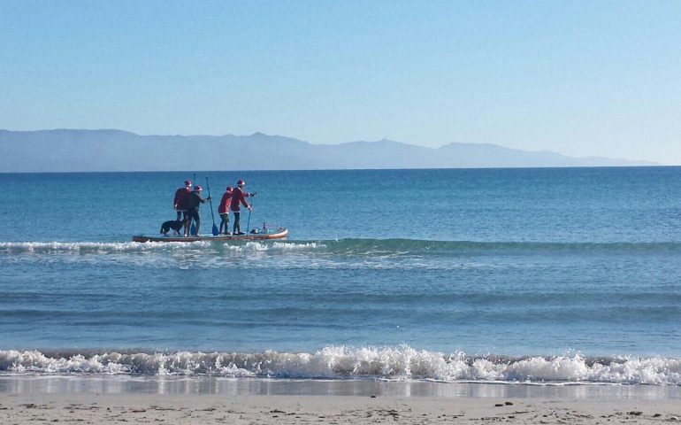 Babbo Natale al Poetto - Foto di Ary Seguro