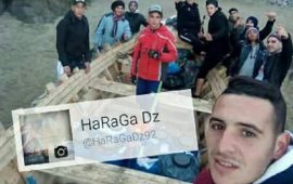 Barchino di algerini arrivato in Italia - Foto di Haraga Dz evidenza