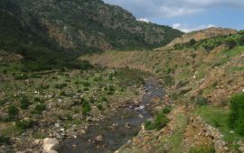 La diga incompiuta di Monte Nieddu-Is Canargius nel territorio di Sarroch