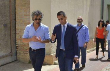 Mario Puddu con Luigi Di Maio