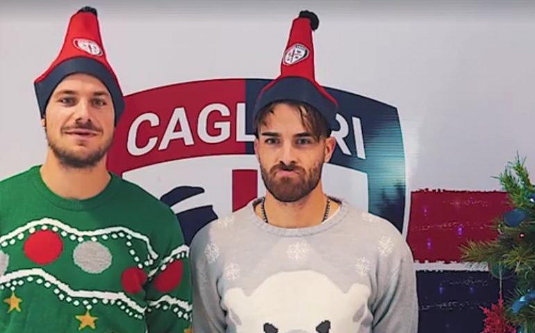 Prove tecniche di Natale al Cagliari: gli auguri “stonati” dei rossoblù (VIDEO)