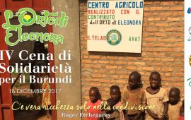 cena per il burundi orto di eleonora