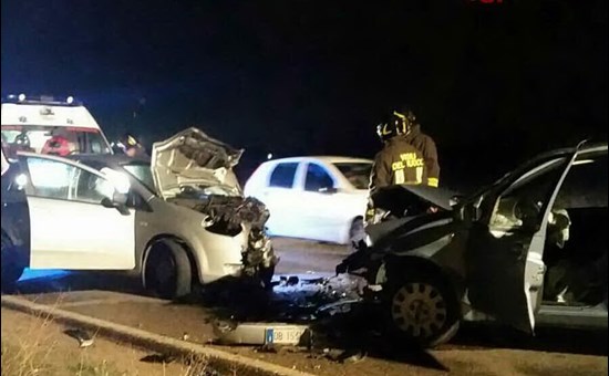 Incidente stradale sulla Strada provinciale 4 vicino a Sestu: due persone ferite