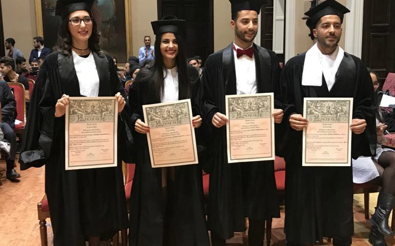 Mechlioui, Ben Ali, Darcouch e Abbassi sono i primi quattro laureati maghrebini dell’Università di Cagliari