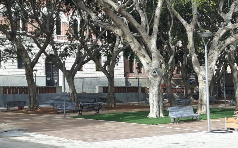 Nuova piazza Garibaldi, lavori quasi ultimati, Chessa: “Vorremmo riaprirla entro domenica”