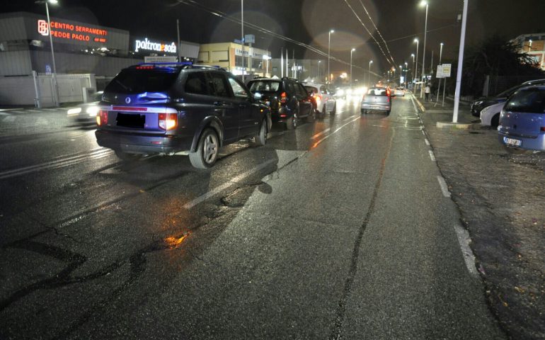 Viale Marconi: traffico in tilt per tamponamento a catena in direzione Cagliari