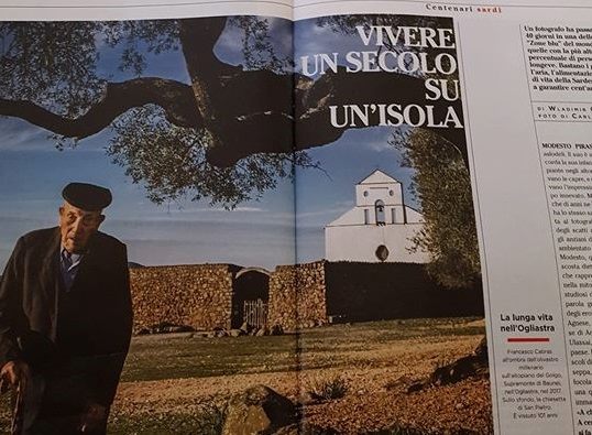 Speciale Corriere della sera centenari sardi