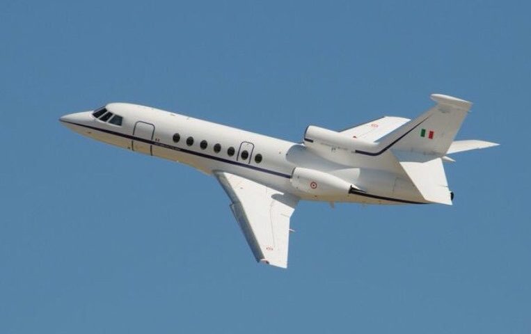 Falcon 50 aeronautica militare trasporto urgenza bimbo 11 giorni cagliari ciampino