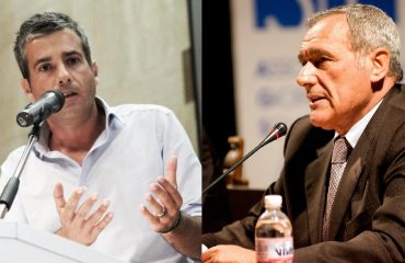 Michele Piras e Pietro Grasso