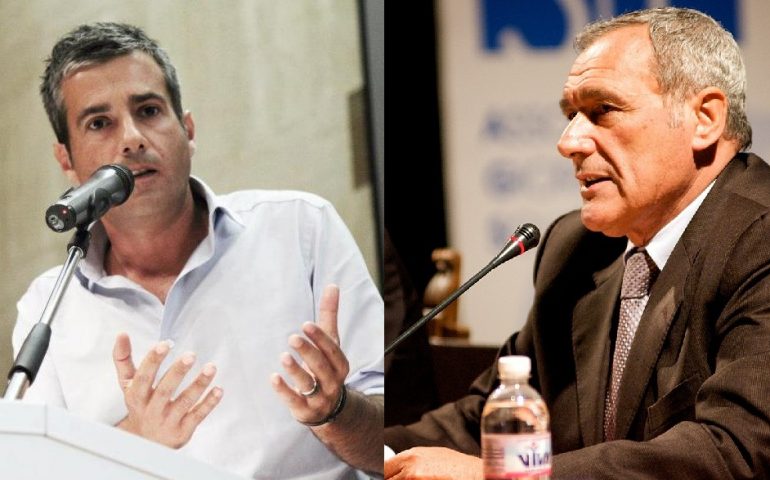 Michele Piras e Pietro Grasso