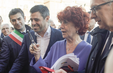 Valeria Fedeli ai 70 anni del Cus Cagliari