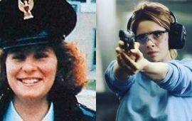 A sinistra Emanuela Loi, a destra Greta Scarano nei panni della giovane poliziotta di Sestu