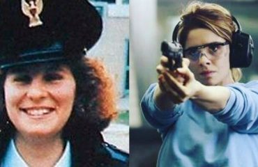 A sinistra Emanuela Loi, a destra Greta Scarano nei panni della giovane poliziotta di Sestu