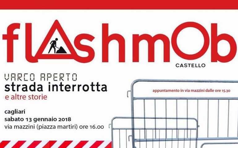 Cagliari: flash mob in Castello per denunciare il malessere dei cittadini