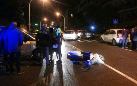 incidente scooter via curie via corsica cagliari polizia municipale