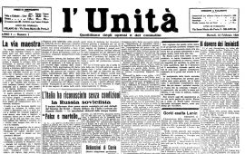 Accadde oggi primo numero de L'Unità - 12 febbraio 1924 (2)