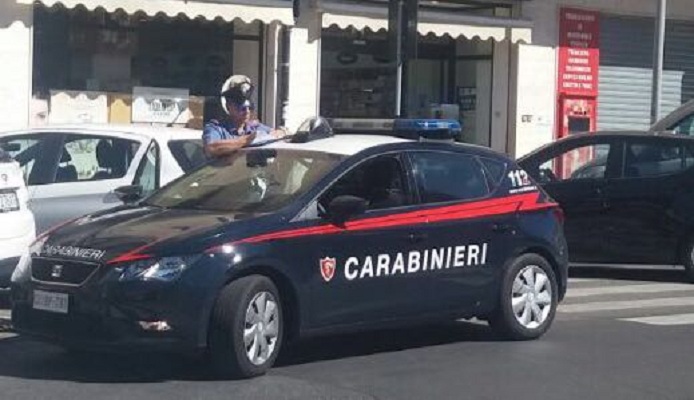 Carabinieri furto via campania