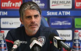 Diego Lopez in conferenza stampa prima di Cagliari-Spal