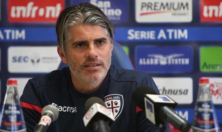 Diego Lopez in conferenza stampa prima di Cagliari-Spal