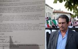 Esposto contro Forza Nuova - Foto di Carola Ludovica Farci