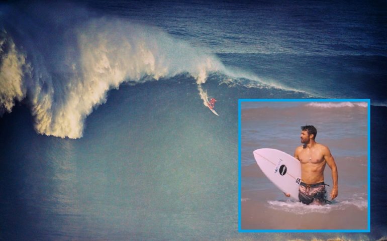 Francisco Porcella torna in Portogallo a Nazaré dove domò l'onda alta 30 metri